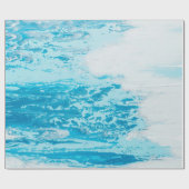 Papier Cadeau Mer bleue (Plat)