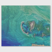 Papier Cadeau mer caspienne (Plat)