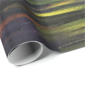 Papier Cadeau Mer du coucher du soleil (Coin rond)