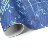 Papier Cadeau Mer égyptienne.... (Coin rond)