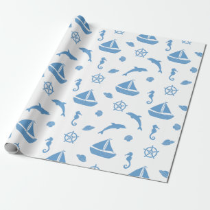 Papier Cadeau Mer et Nautique