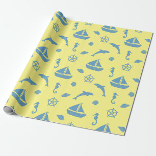 Papier Cadeau Mer et Nautique