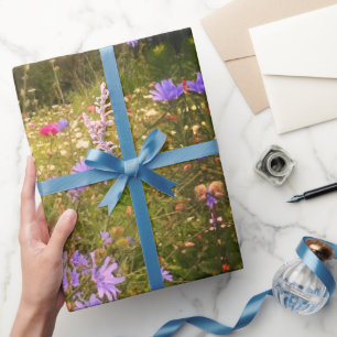 Papier Cadeau Mer Fleur Cottagecore