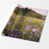Papier Cadeau Mer Fleur Cottagecore (Déroulé)