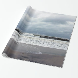 Papier Cadeau Mer orageuse de l'océan Atlantique