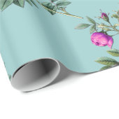 Papier Cadeau Mer Rose (Coin rond)