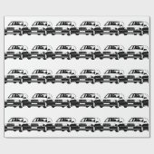 Papier Cadeau Mercedes-Benz-190E (Plat)