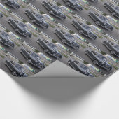 Papier Cadeau Mercedes Noires 220 S (Coin)