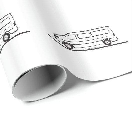 Papier Cadeau Mercedes Sprinter (Coin rond)