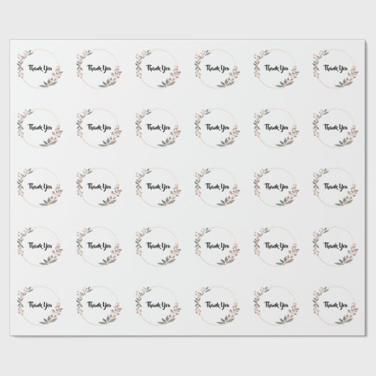 Papier Cadeau Merci (Plat)