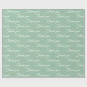Papier cadeau Merci  (Plat)