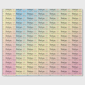 Papier Cadeau Merci (Plat)