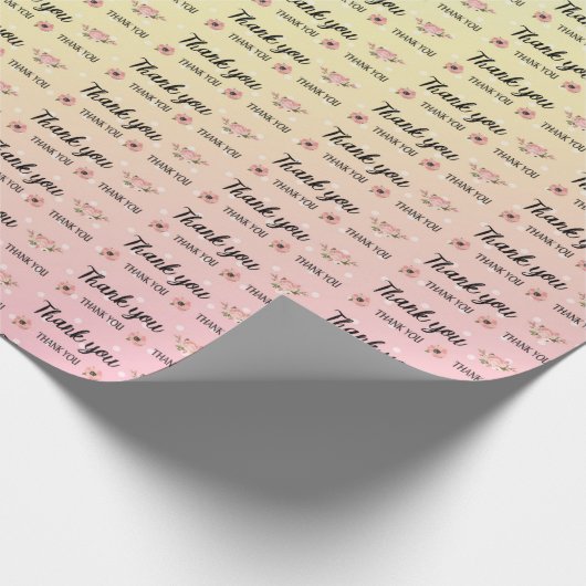 Papier Cadeau Merci (Coin)