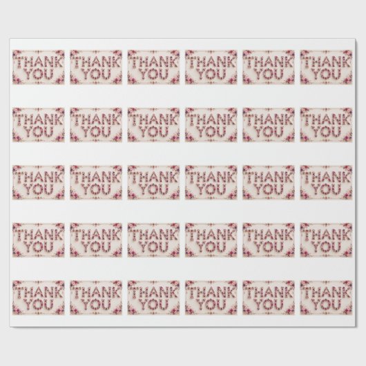 Papier Cadeau Merci (Plat)