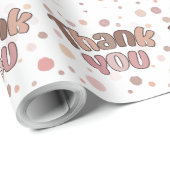 Papier Cadeau Merci (Coin rond)