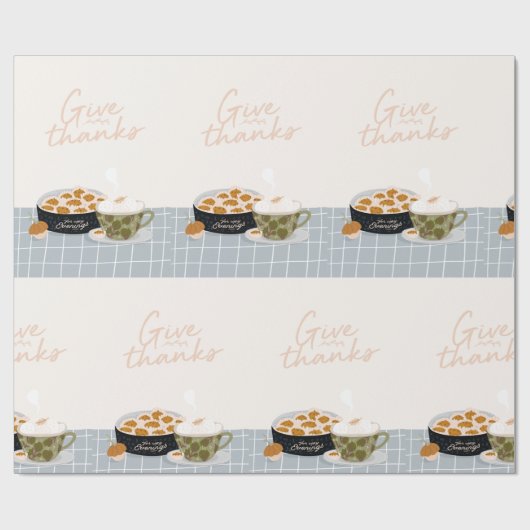 Papier Cadeau Merci (Plat)