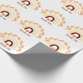 PAPIER CADEAU MERCI CLASSIQUE CONCEPTION PLANCHE BOHO (Coin)