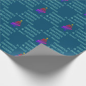 Papier Cadeau MERCI GRATEFUL BÉNÉFICIÉ | Nom de Jésus | Noël (Coin)