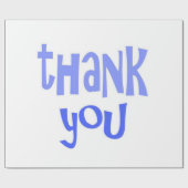Papier Cadeau merci l'art texte (Plat)