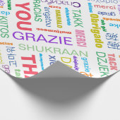 Papier Cadeau Merci multilingue (Coin)