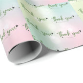 Papier Cadeau Merci pour le cadeau (Coin rond)