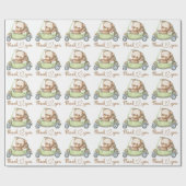 Papier Cadeau Merci Teddy Bear Baby shower Collectif (Plat)