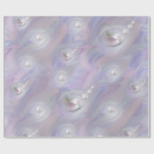 Papier Cadeau Mère des perles donnant naissance à une perle (Plat)