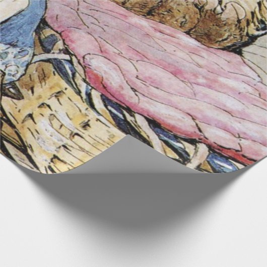 Papier Cadeau Mère Dormouse Et Son Enfant - Beatrix Potter (Coin)