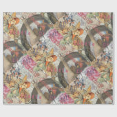 Papier Cadeau Mère Goose Nursery Rhyme Fairy Tale (Plat)