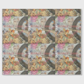 Papier Cadeau Mère Goose Nursery Rhyme Fairy Tale (Plat)