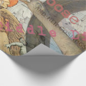 Papier Cadeau Mère Goose Nursery Rhyme Fairy Tale (Coin)