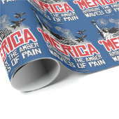 Papier Cadeau "Merica - Bringin" les vagues ambres de la douleur (Coin rond)