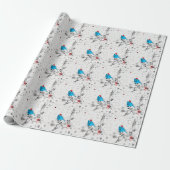 Papier Cadeau Merlebleu à Noël (Déroulé)