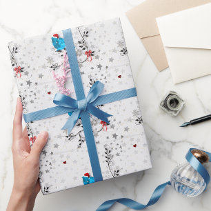 Papier Cadeau Merlebleu à Noël