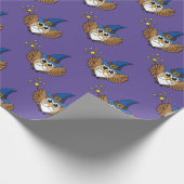 Papier Cadeau Merlin mignon, sortilège (Coin)