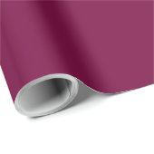 Papier Cadeau Merlot (couleur solide)  (Coin rond)