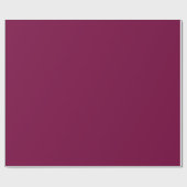 Papier Cadeau Merlot (couleur solide)  (Plat)