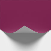 Papier Cadeau Merlot (couleur solide)  (Coin)