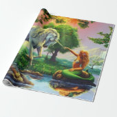 Papier Cadeau mermaid et unicorne (Déroulé)