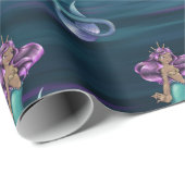 Papier Cadeau Mermaid Iole (Coin rond)