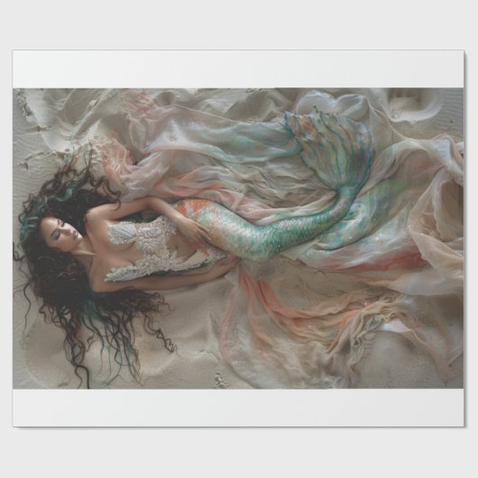 Papier Cadeau Mermaid Lyfe2 (Plat)