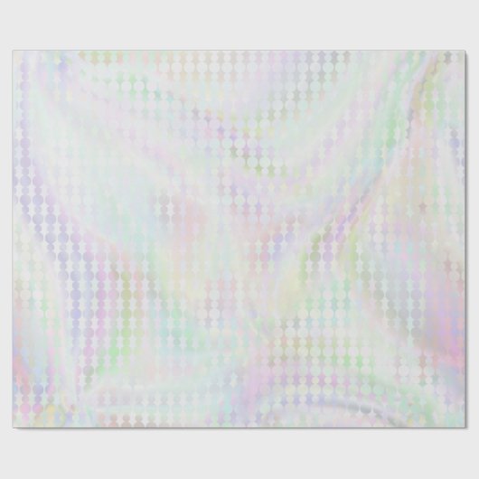 Papier Cadeau Mermaid Pastel Shimmer Iridescente multicolore (Plat)