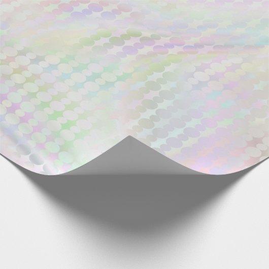 Papier Cadeau Mermaid Pastel Shimmer Iridescente multicolore (Coin)