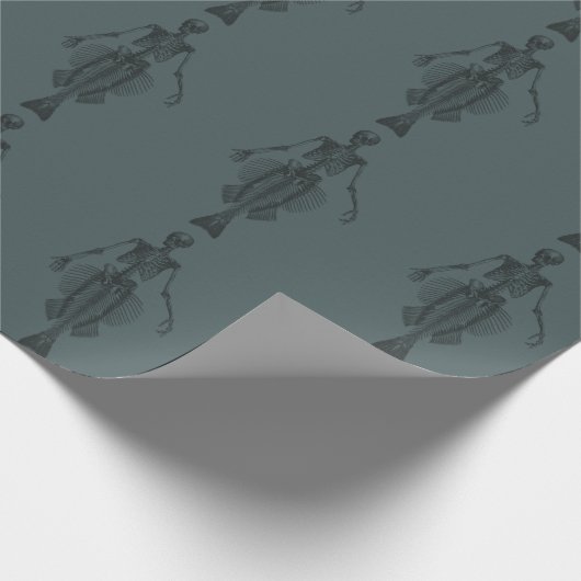 Papier Cadeau Mermaid Skeleton Dark (Coin)
