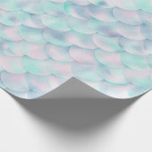 Papier Cadeau Mermaid thème aqua rose Anniversaire MARIAGE WRAP (Coin)