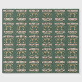 Papier Cadeau Merrier with a Martini Christmas Cocktail Holiday  (Plat)