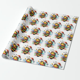 Papier Cadeau Merry Animal Holiday Shop