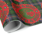 Papier cadeau Merry & Bright (Coin rond)