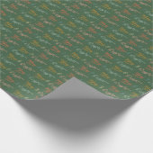 Papier Cadeau Merry & Bright | Coloré (Coin)