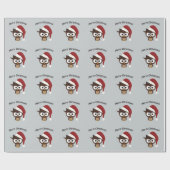 Papier Cadeau Merry Christmas (Plat)